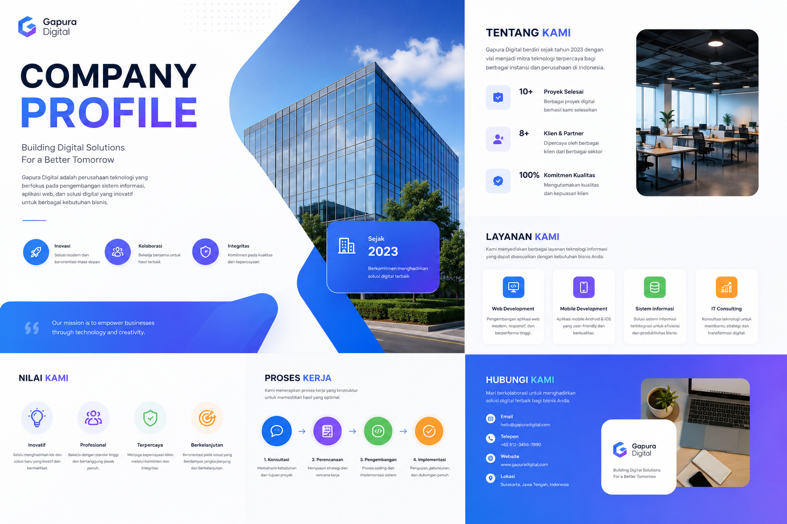 Company Profile Website